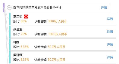 南平市建陽區昌發農產品專業合作社